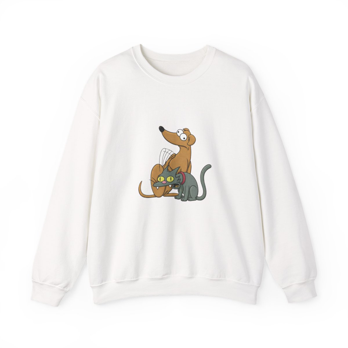 The Simpsons Family Pets Crew T-Shirts - Official Sweatshirts merchandise