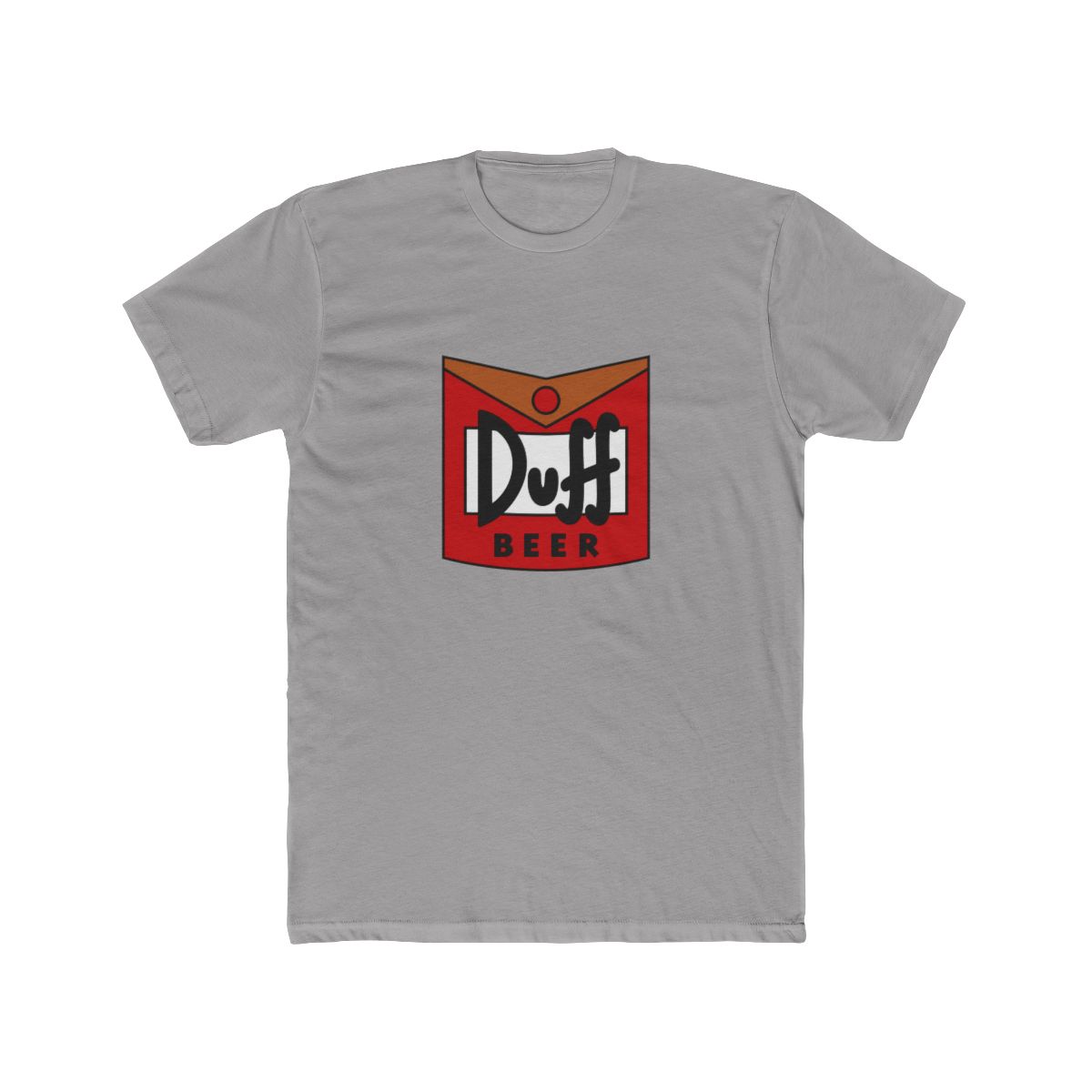 The Simpsons Duff Beer - Family Duff Beer in can cute product stamp T Shirt - alternate angle 2, merchandise