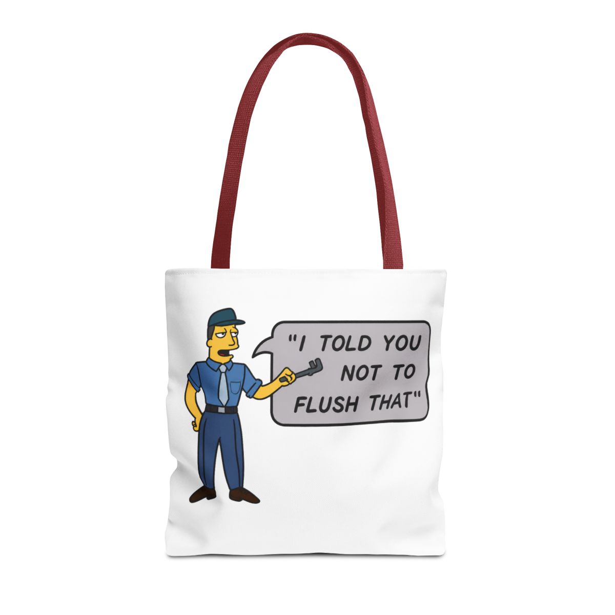 I Told You Not To Flush That Bags - alternate angle 5, merchandise