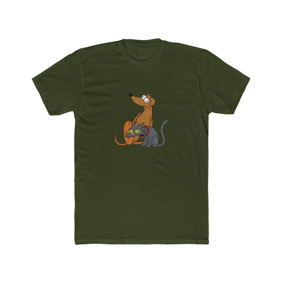 The Simpsons Family Pets Santa's Little Helper & Snowball II T Shirt - alternate angle 3, merchandise
