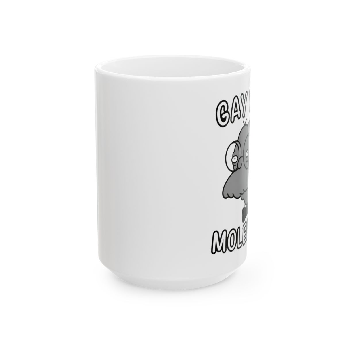 Gay For Moleman Mug | The Simpsons - alternate angle 2, merchandise