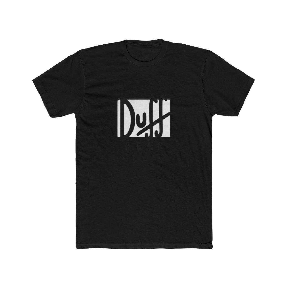 Duff Beer Tee - Simpsons TV Show Fan Shirt, Homer Simpson Beer Shirt, Retro Logo Graphic Tee, Pop Culture Gift | The Simpsons - alternate angle 3, merchandise