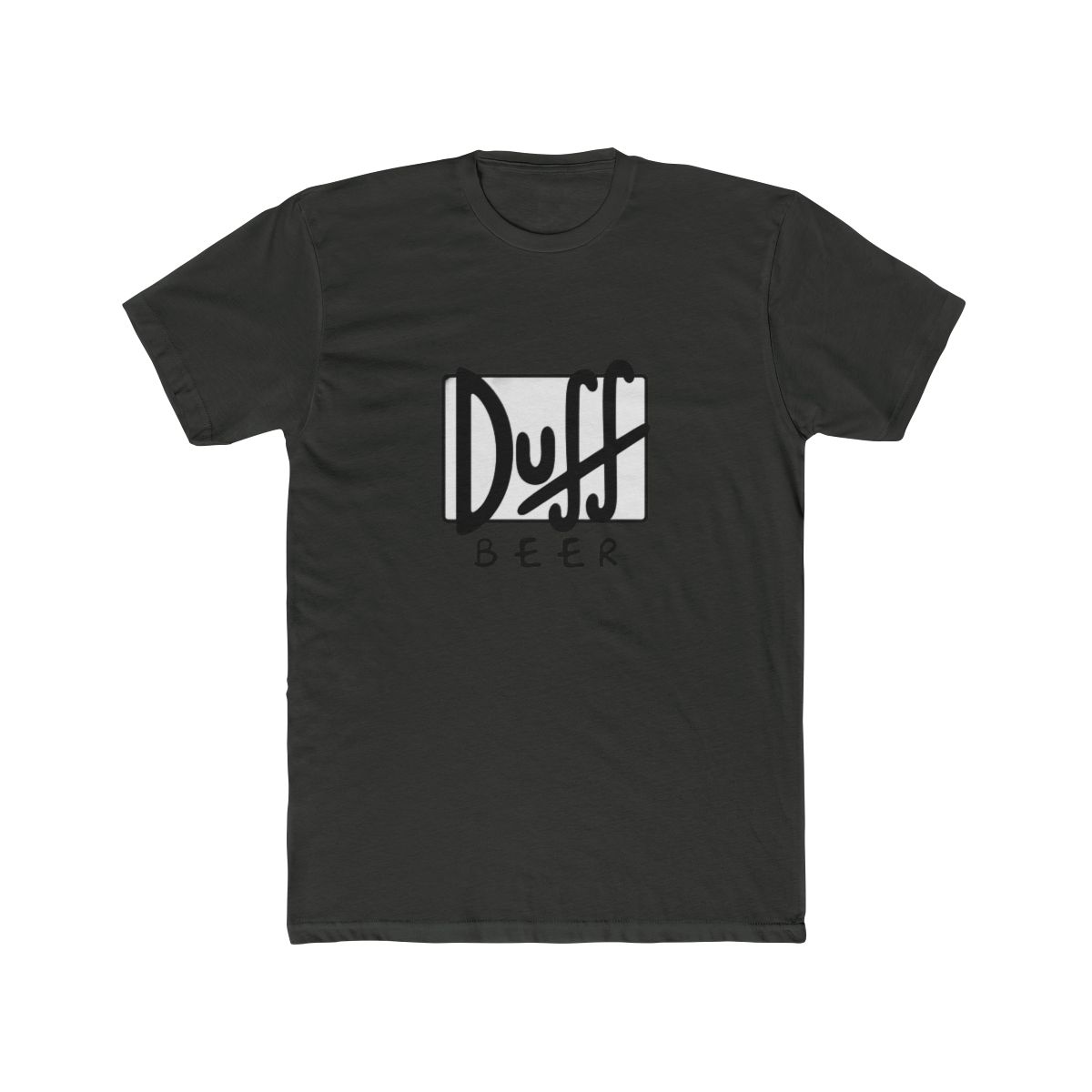Duff Beer Tee - Simpsons TV Show Fan Shirt, Homer Simpson Beer Shirt, Retro Logo Graphic Tee, Pop Culture Gift | The Simpsons - alternate angle 4, merchandise