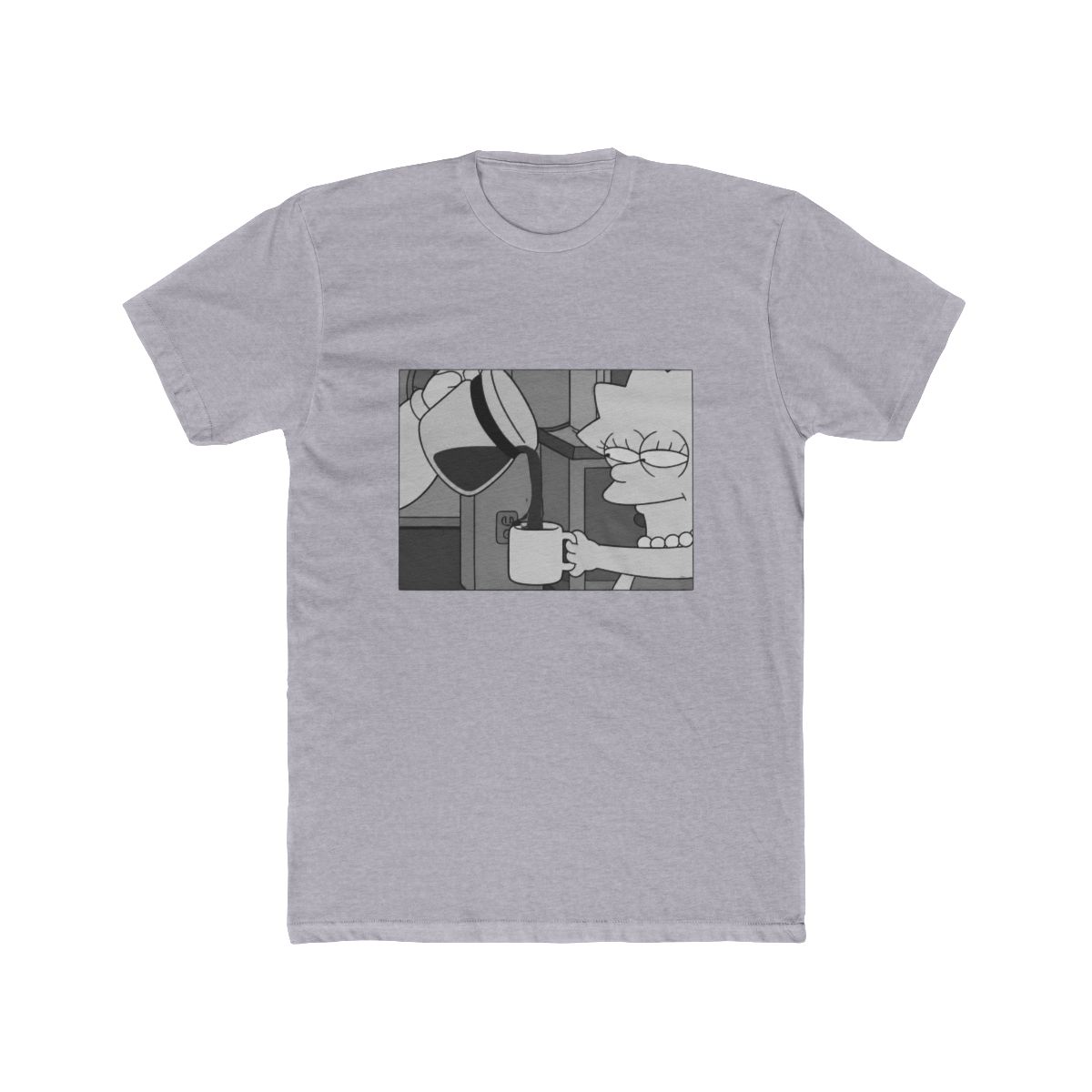 The Simpsons Lisa Coffee T Shirt - alternate angle 5, merchandise