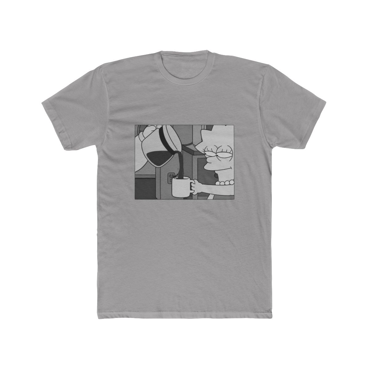 The Simpsons Lisa Coffee T Shirt - alternate angle 3, merchandise