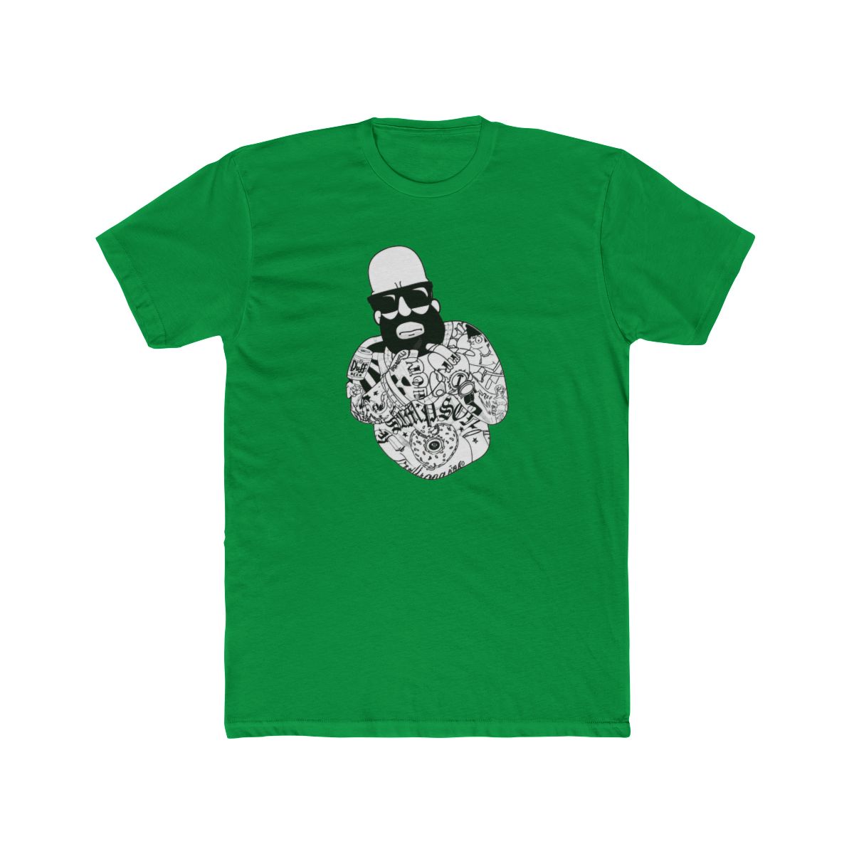 Homer Simpson Tattooed - Mastermind Merch T Shirt - Medium - The Simpsons - alternate angle 4, merchandise