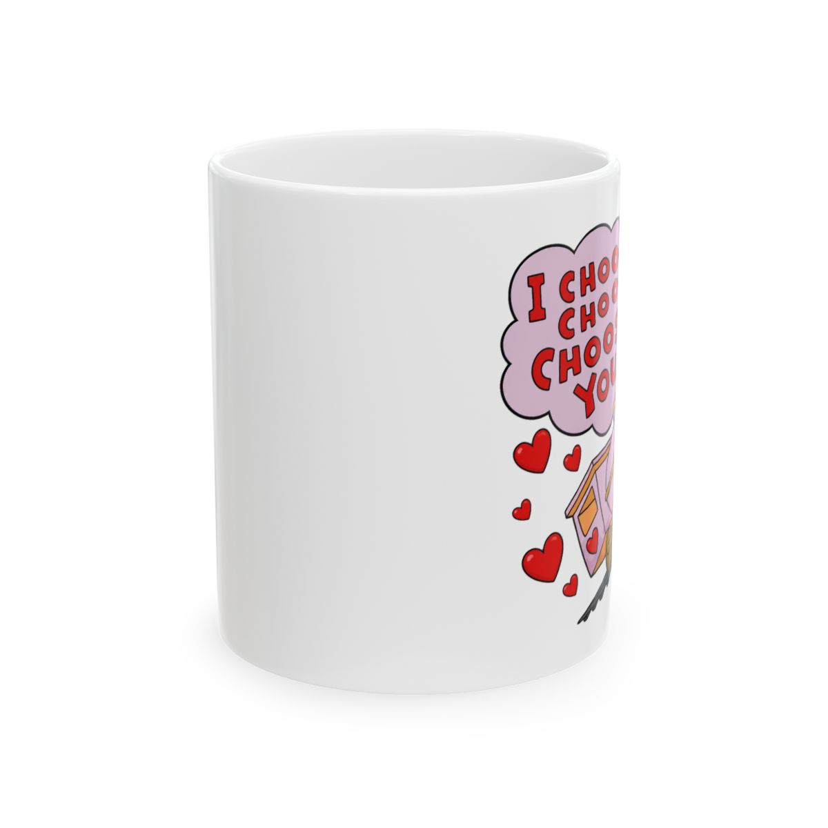 Funny Mugs Design Ceramic Mug - Hilarious Coffee Lover Gift - alternate angle 1, merchandise