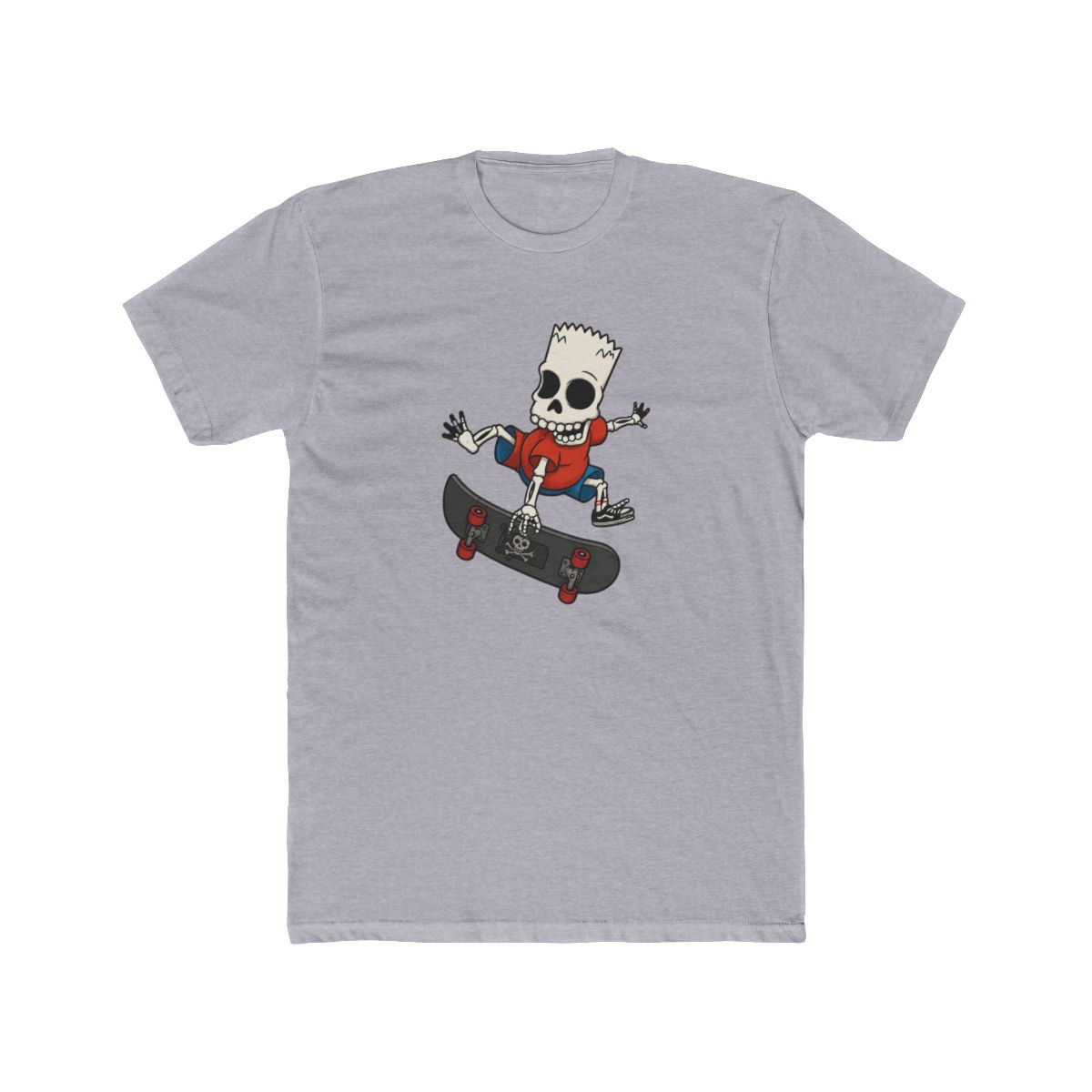 The Simpsons Bartskeleton Skates T Shirt - Official t-shirts merchandise