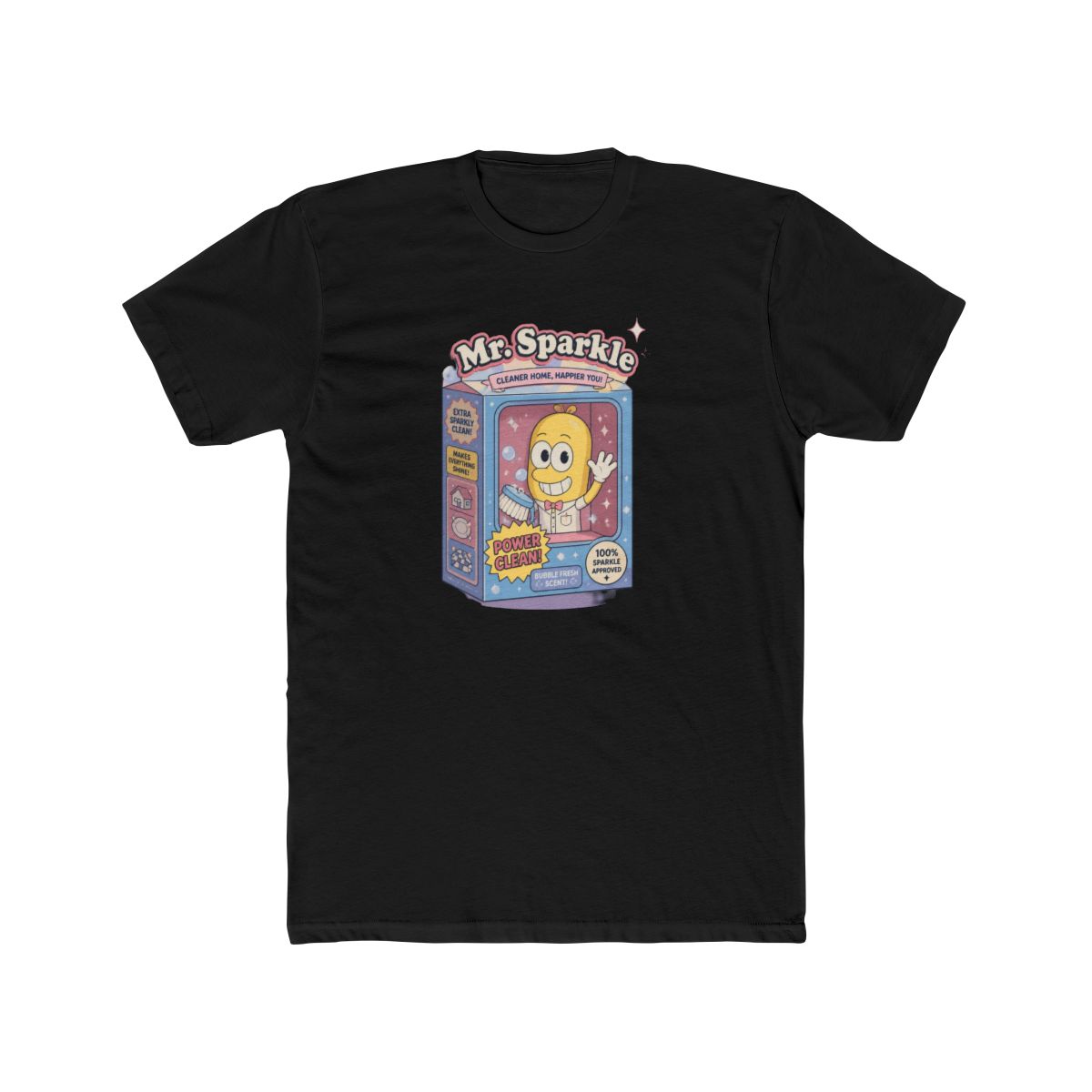 The Simpsons Mr. Sparkle Box Straight Fit T Shirt