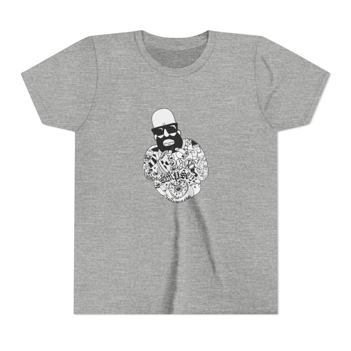 Homer Simpson Tattooed - Mastermind Merch T Shirt - Medium - The Simpsons - alternate angle 5, merchandise