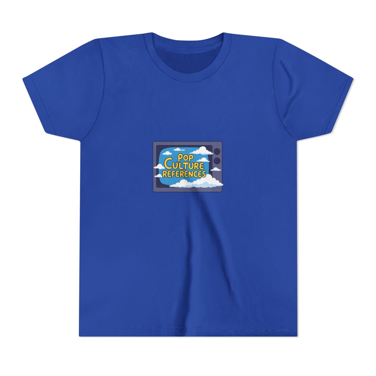 Pop Culture References Simpsons TV Kids T-Shirt - alternate angle 4, merchandise