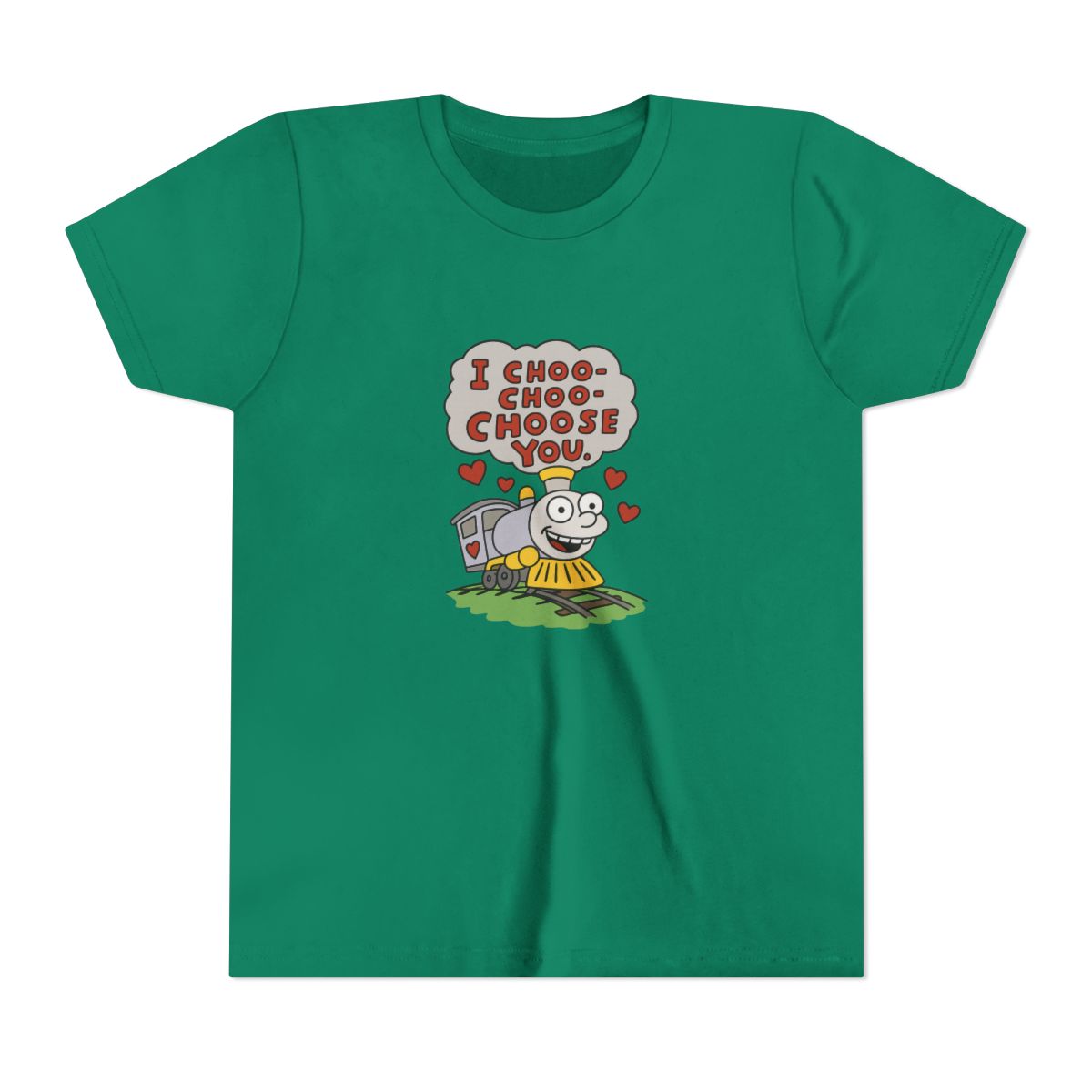 Simpsons Choo-Choose You Tie-Dye Kids T-Shirt - alternate angle 2, merchandise