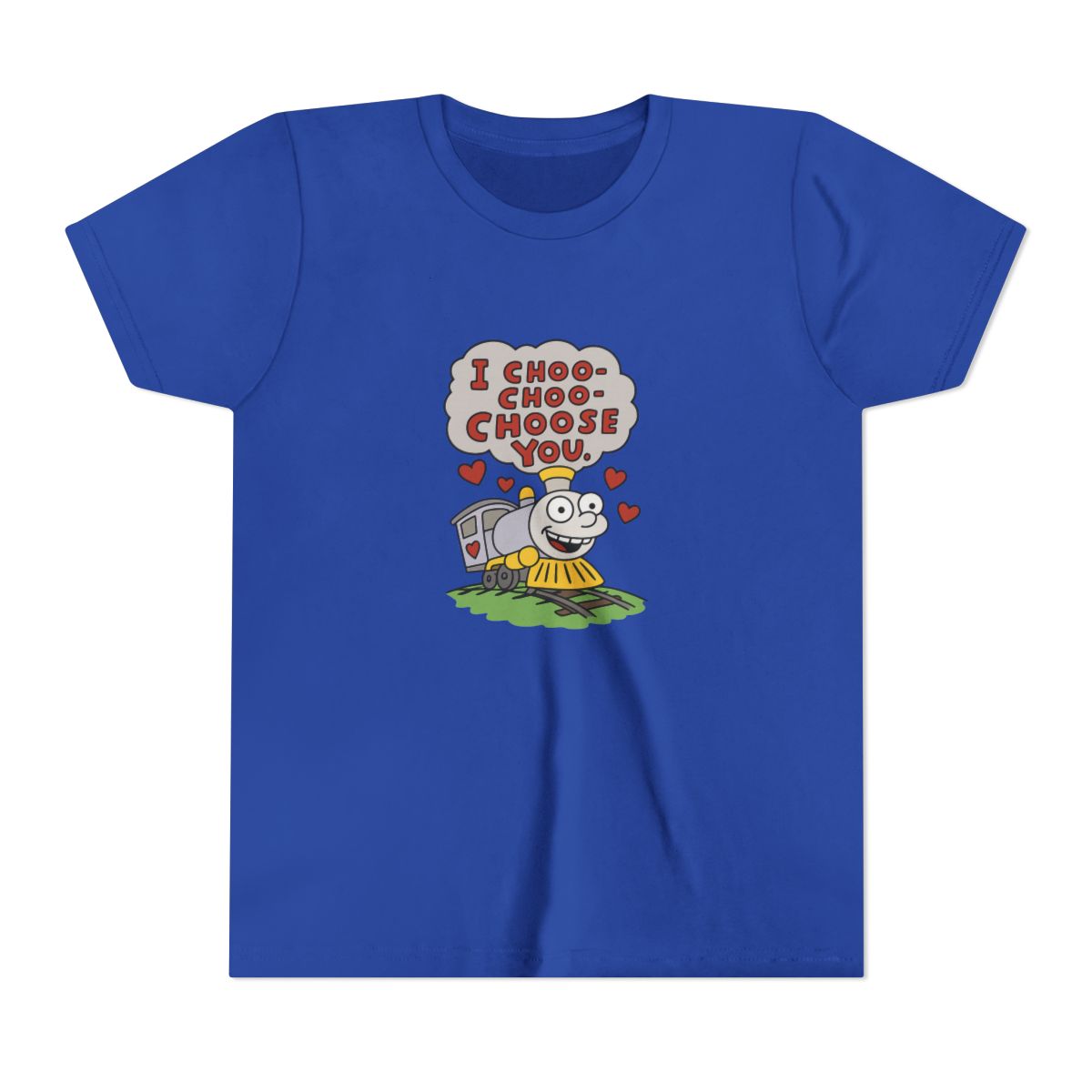 Simpsons Choo-Choose You Tie-Dye Kids T-Shirt - alternate angle 4, merchandise