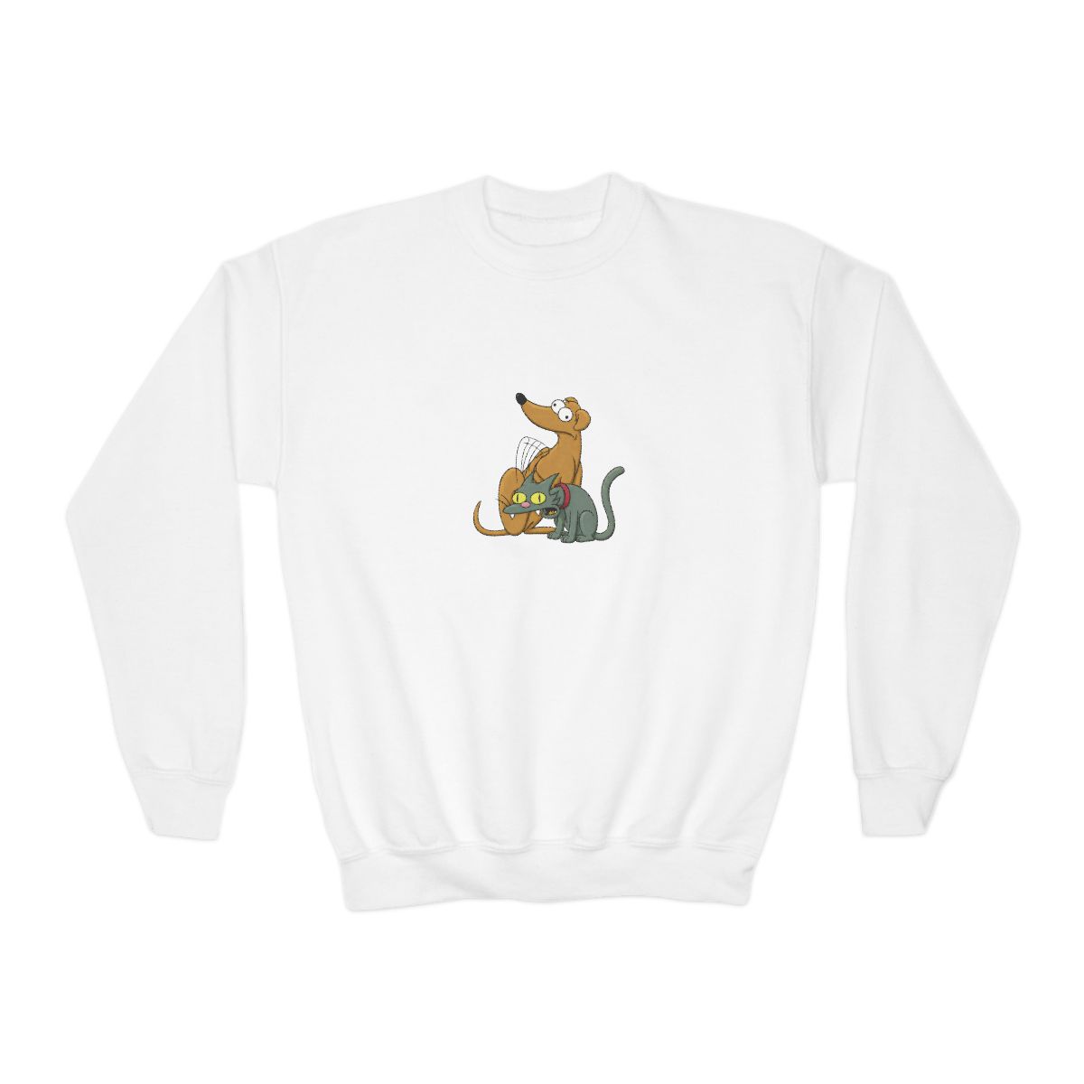 The Simpsons Family Pets Crew Kids T-Shirts - Official Sweatshirts merchandise