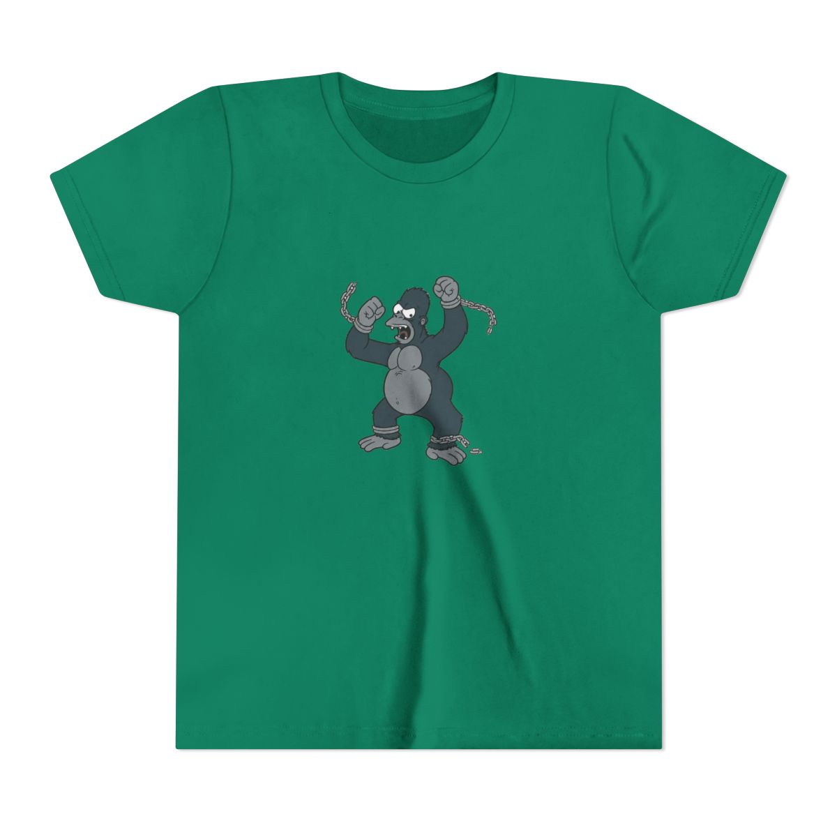 The Simpsons Gorilla Homer Kids T Shirt - alternate angle 2, merchandise