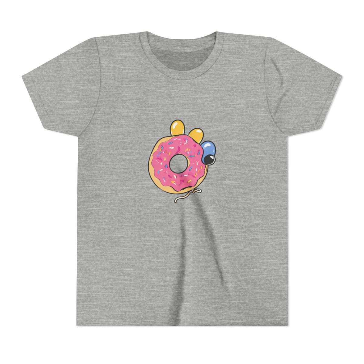 The Simpsons Homer Donut Kids T Shirt - alternate angle 3, merchandise