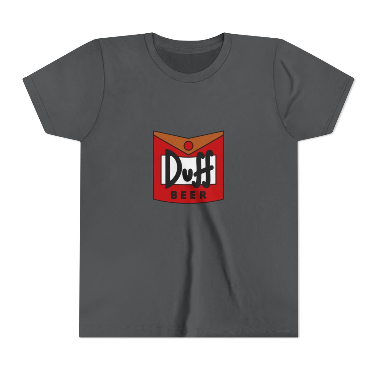 The Simpsons Duff Beer - Family Duff Beer in can cute product stamp Kids T Shirt - alternate angle 5, merchandise