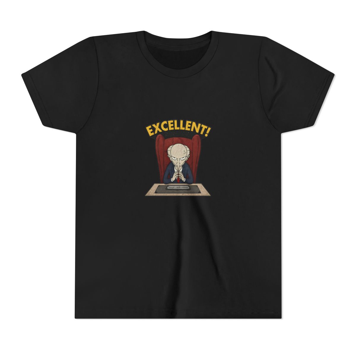 The Simpsons Excellent Burns Kids T Shirt - alternate angle 2, merchandise