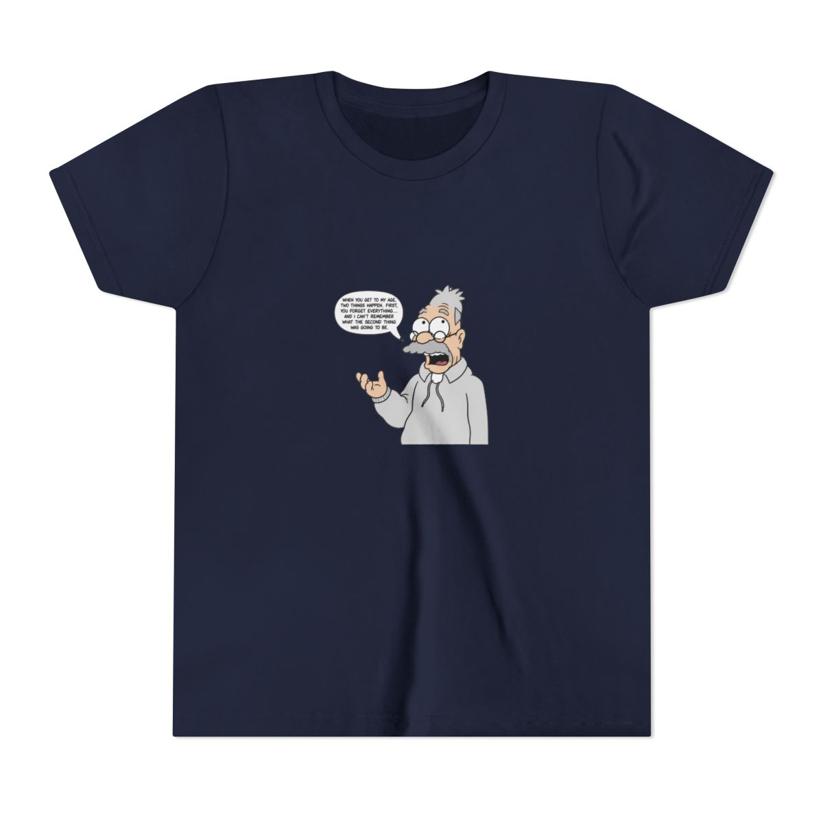 The Simpsons Forever Grandpa Kids T Shirt - alternate angle 5, merchandise