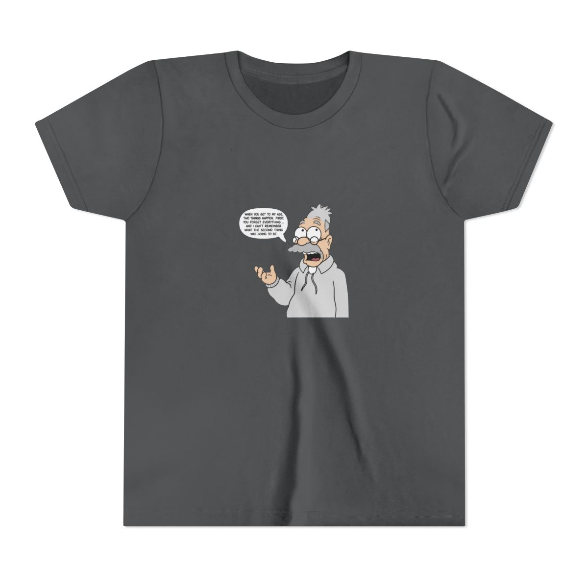 The Simpsons Forever Grandpa Kids T Shirt - alternate angle 4, merchandise