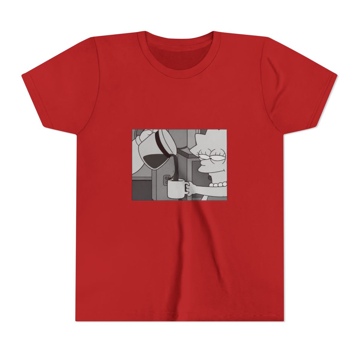 The Simpsons Lisa Coffee Kids T Shirt - Official T-Shirts merchandise
