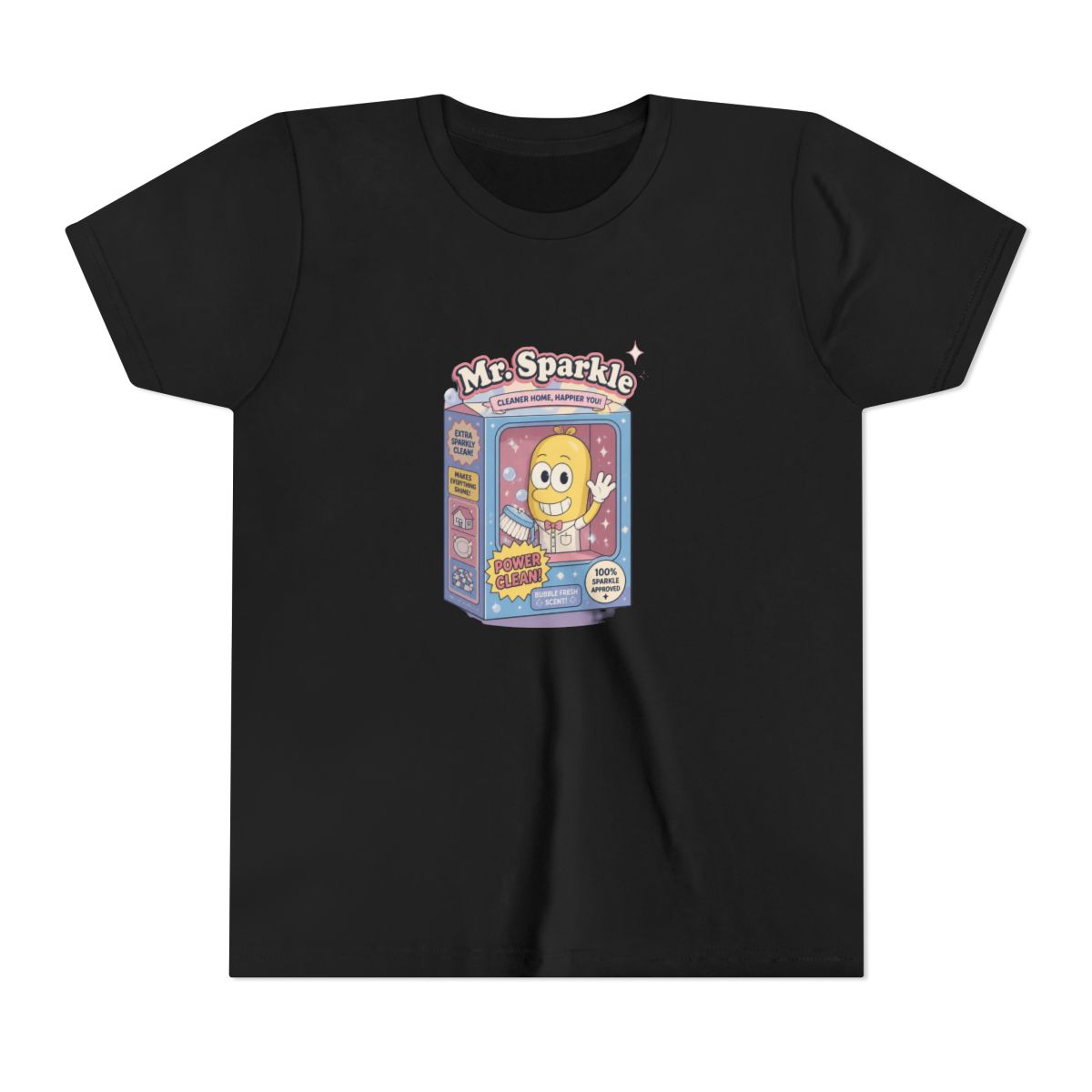 The Simpsons Mr. Sparkle Box Straight Fit Kids T Shirt
